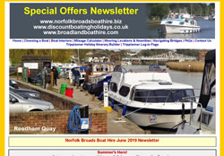 Screenshot of June 2019 newsletter